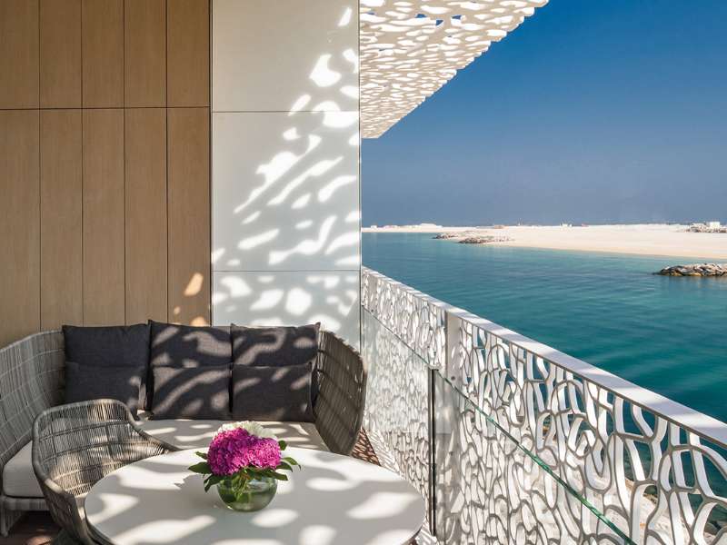 Bulgari Resort Dubai Deluxe Beach View Room Terrace