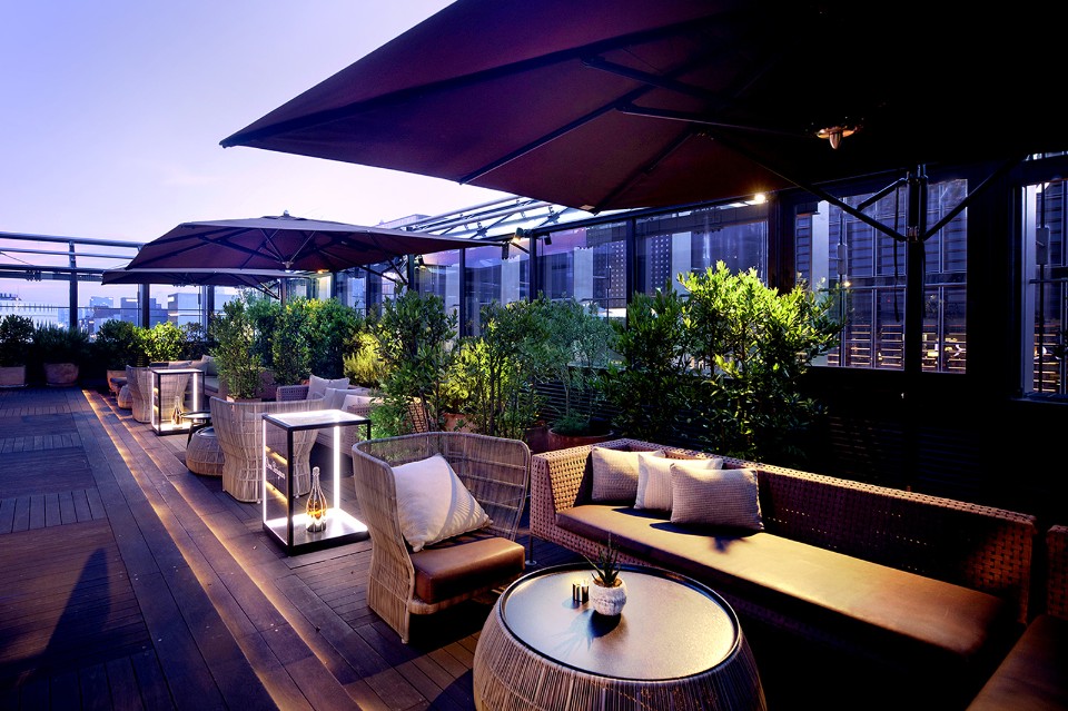 Lounge Bar Terrace Dom Perignon in Tokyo Bvlgari Tokyo Osaka Restaurants