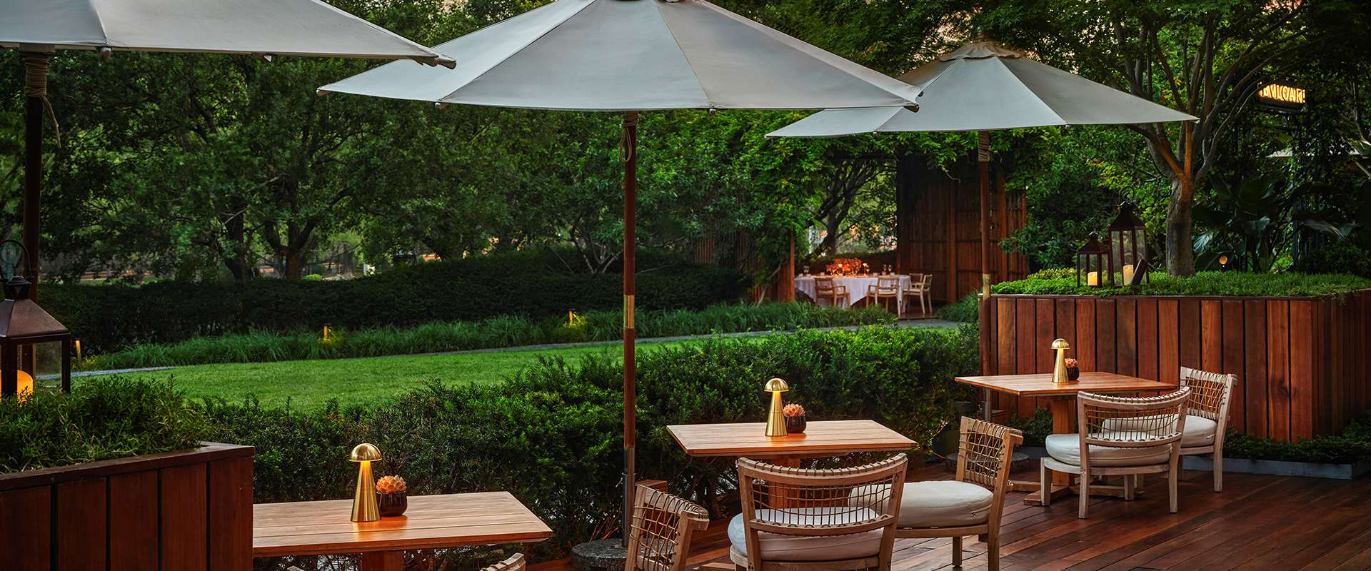 Bvlgari Hotel Beijing - Il Giardino sunset