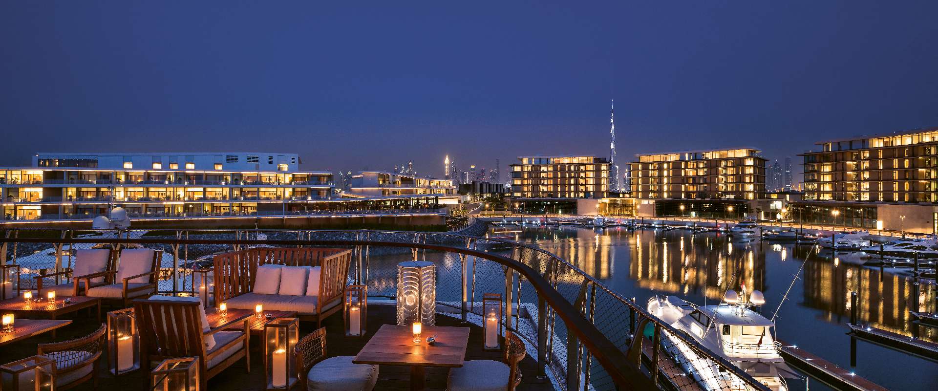 Bvlgari Resort Dubai - Marina & Yacht Club Members Lounge