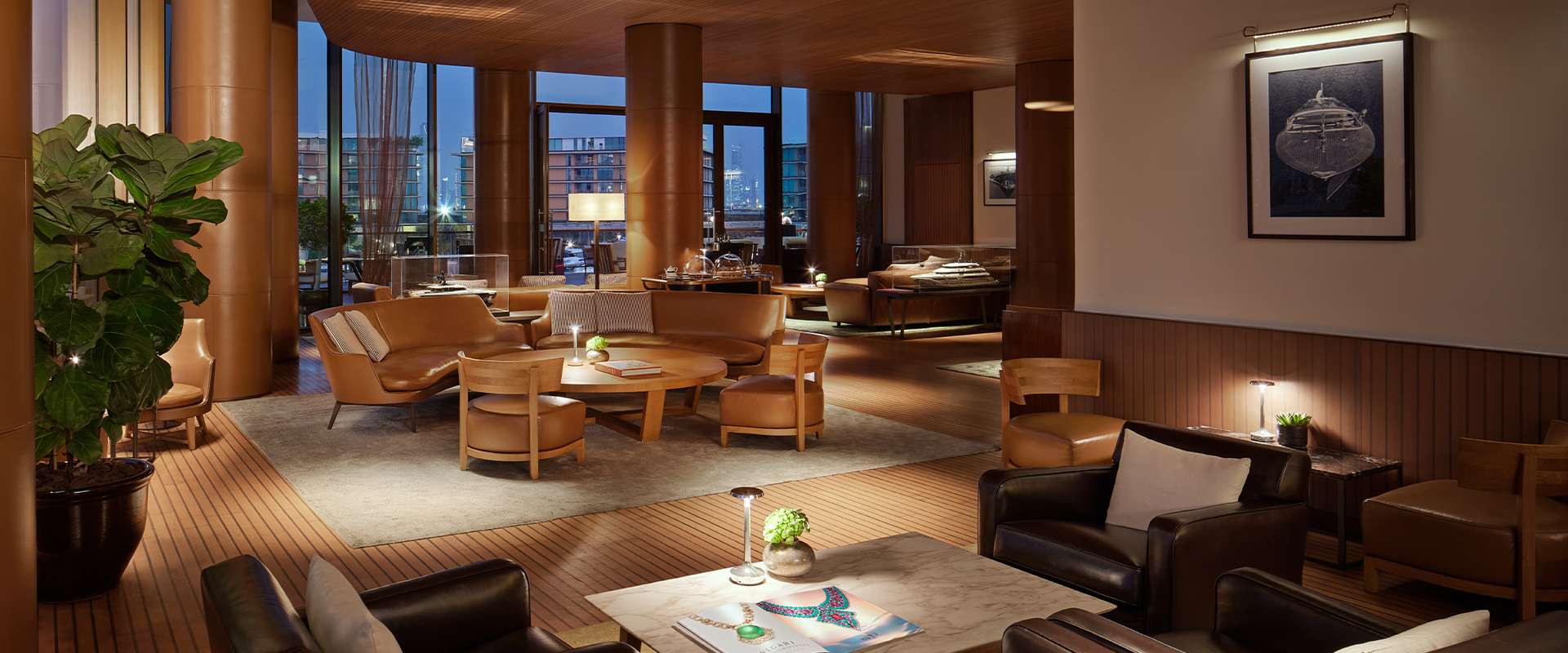 Bvlgari Resort Dubai Yacht Club - Members Lounge