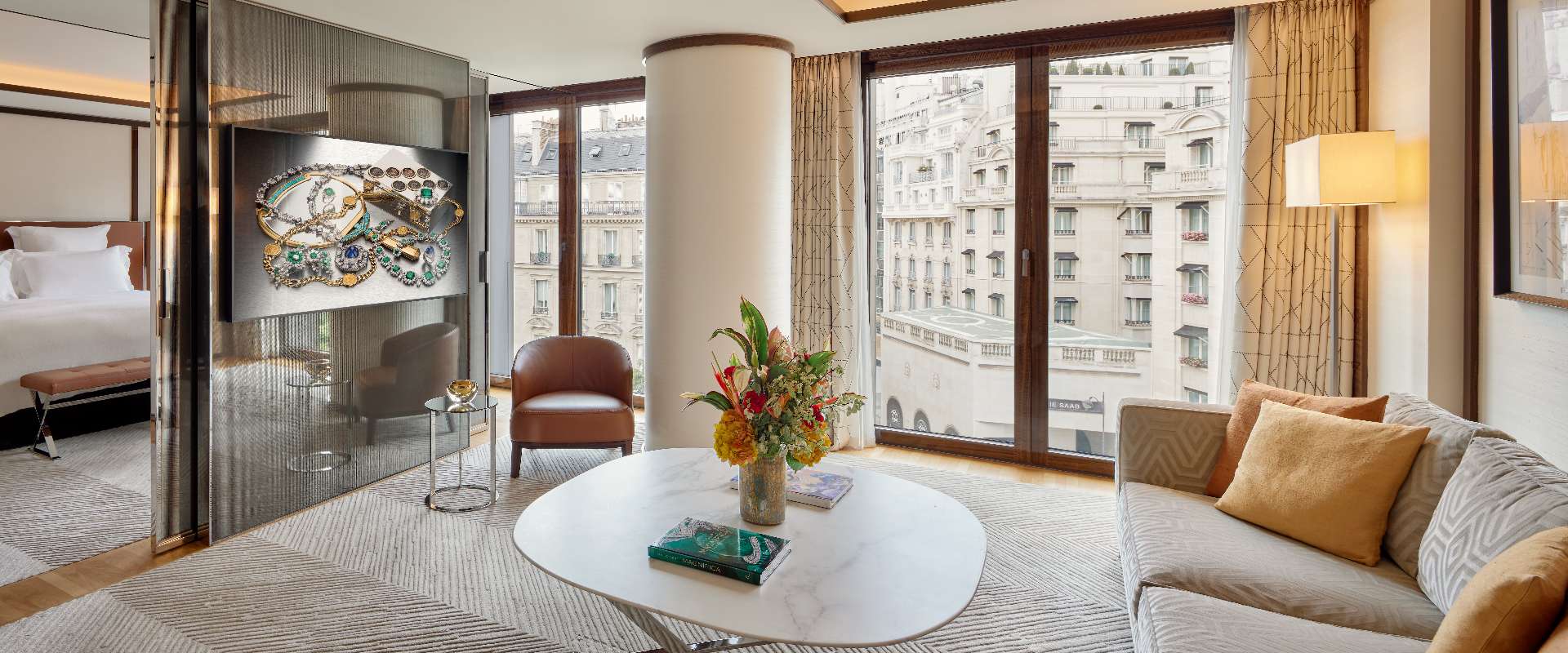 Bulgari Hotel Paris - Deluxe Suite Living Room