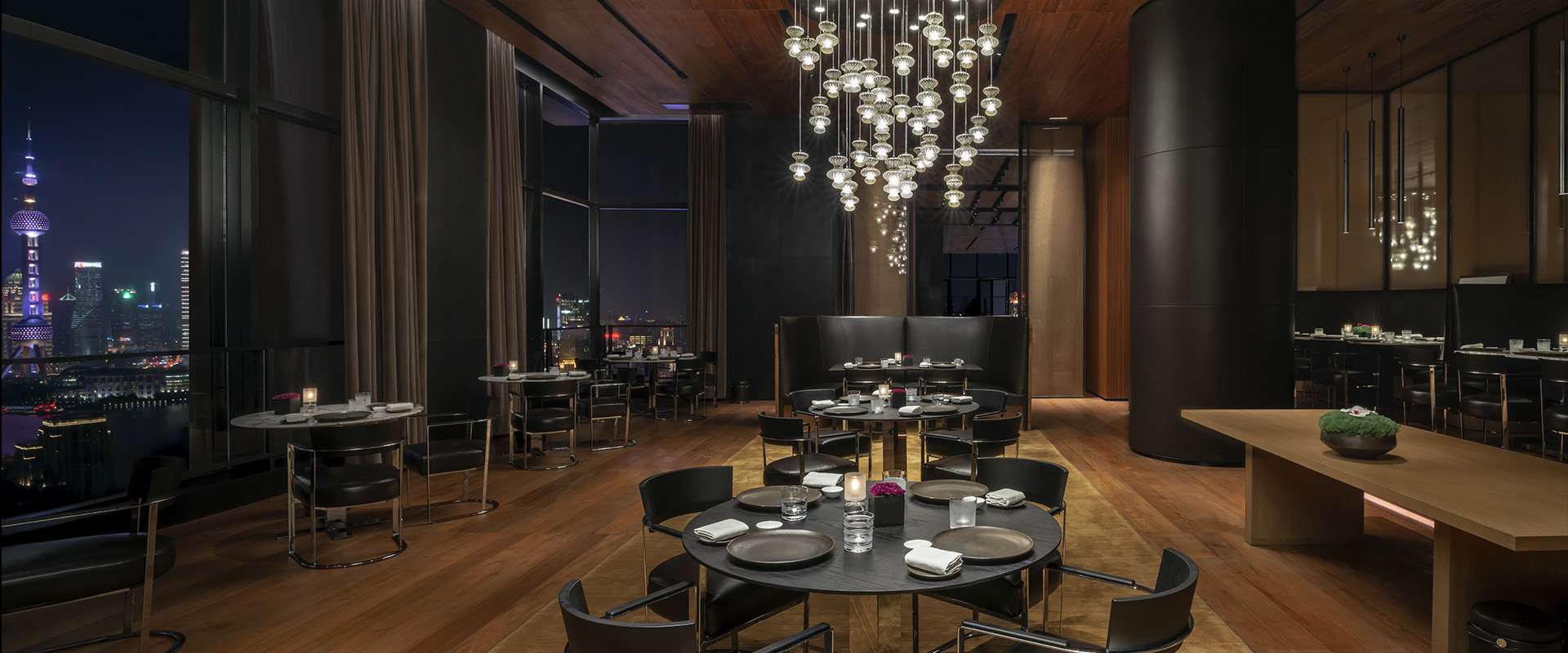 Il Ristorante-Niko Romito by night at The Bvlgari Hotel Shanghai