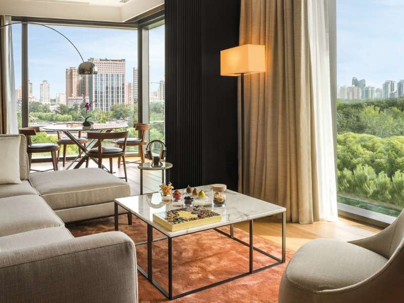 Deluxe Suite at The Bvlgari Hotel Beijing