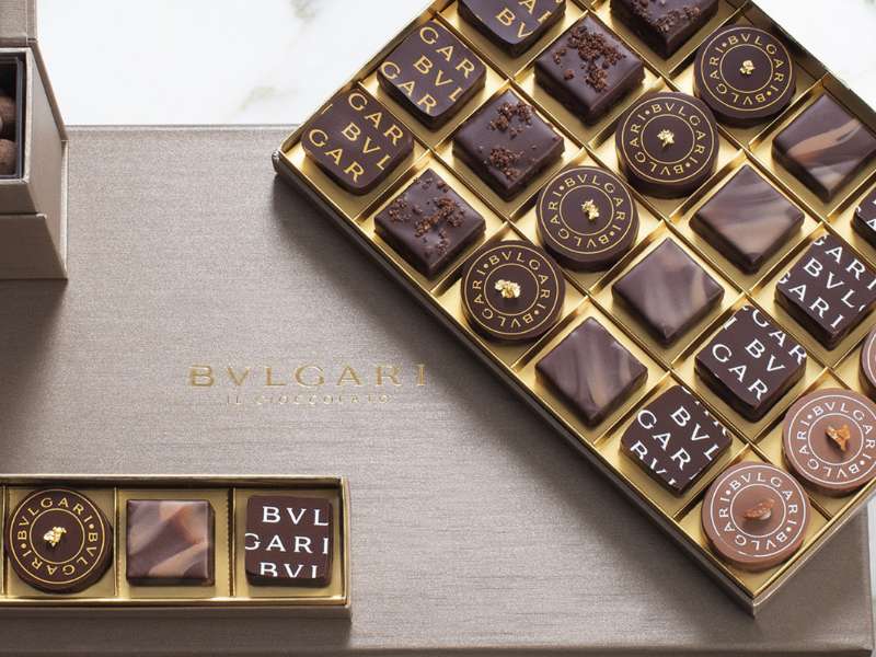 Fine handmade chocolate at Il Cioccolato Bvlgari in London Bvlgari Hotel London