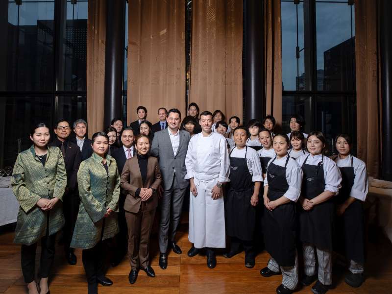 Bulgari Tokyo Restaurant Whats On Team of Il Ristorante - Luca Fantin