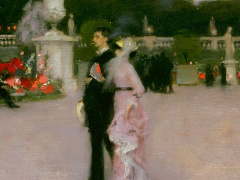 John Singer Sargent, In The Luxembourg Gardens, 1879 | &copy; Courtesy Philadelphia Museum of Art
