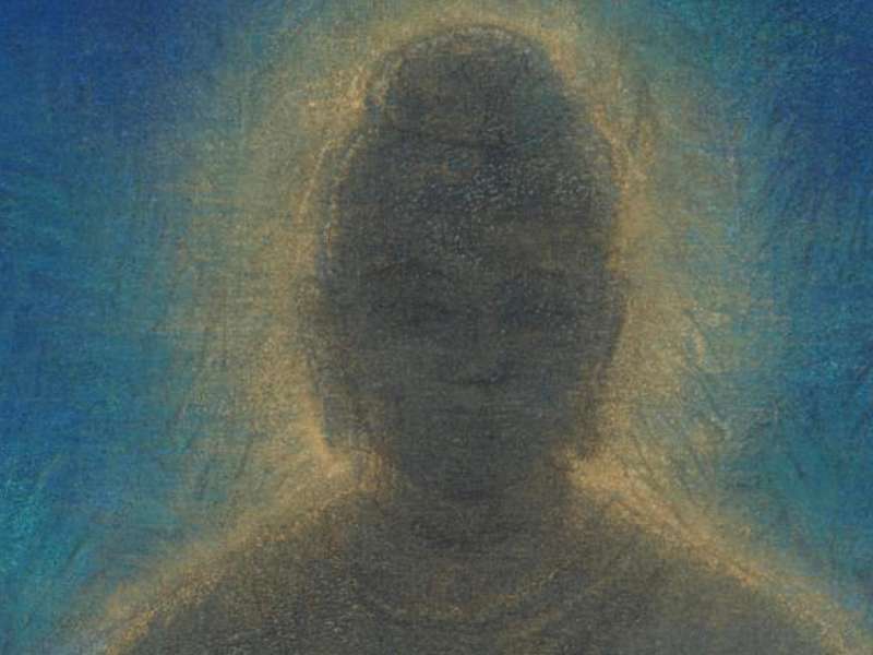 Hirayama Ikuo, Meditation, 1979, Showa 54 | Courtesy Hirayama Ikuo Silk Road Museum