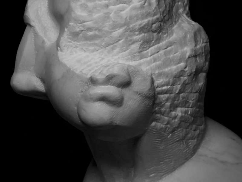Athar Jaber, Marble Head - Opus 5 nr.2, 2015 | Courtesy &copy; Athar Jaber
