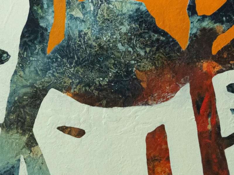 Mahmood Al Daoud Syrian, Burning Awakening, 2024 | Courtesy &copy; Firetti Contemporary