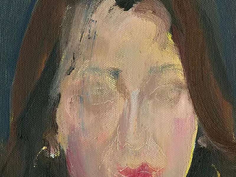 Tong Yanrunang, 2110240, 2021, Oil on canvas, 41 &times; 33 cm | Courtesy Tang Contemporary Art