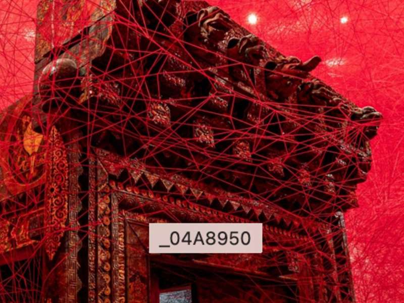 Chiharu Shiota, Gateway to Silence, 2025 | Courtesy &copy; Silent Emptiness, Red Brick Art Museum, 2025
