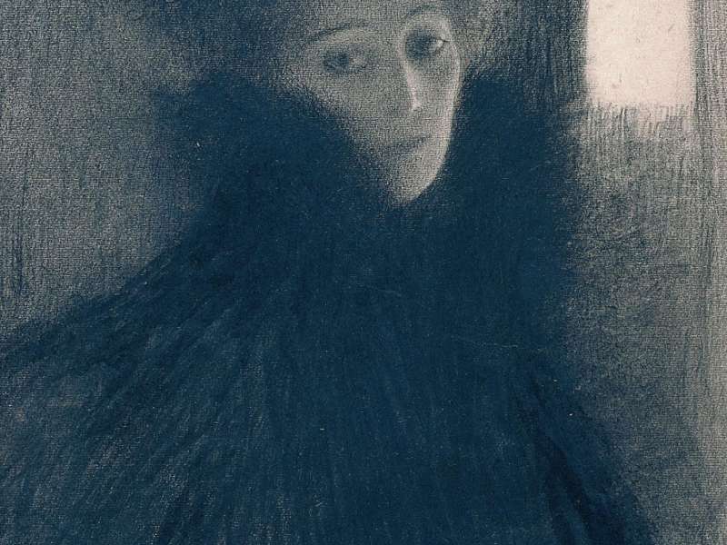 Gustav Klimt, Ritratto di signora con mantello e cappello | Courtesy &copy; The Albertina Museum, Vienna