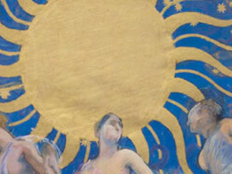 Edwin Austin Abbey, Study for The Hours, Detail, 1909-1911 | Courtesy of Yale University Art Gallery
