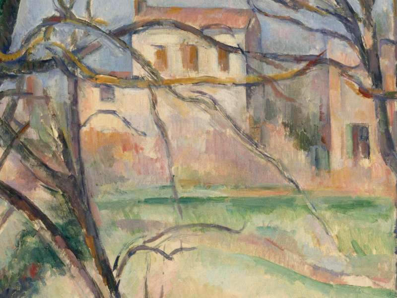Paul C&eacute;zanne, Arbres et maisons | &copy; 2024 RMN Grand Palais / Herv&egrave; Lewandowski / RMN-GP / Ditst. I Photo: SCALA Firenze