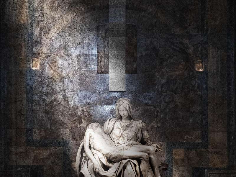 Albert Watson, Roma Codex, La Pieta, Michelangelo, Saint Peter's Basilica, Vatican City, 2025 | &copy; Albert Watson
