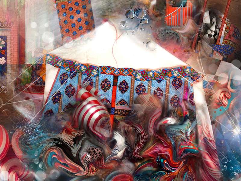 Naeemeh Kazemi, Untitled (Bubble Land Series), 2025 | Courtesy &copy; Naeemeh Kazemi