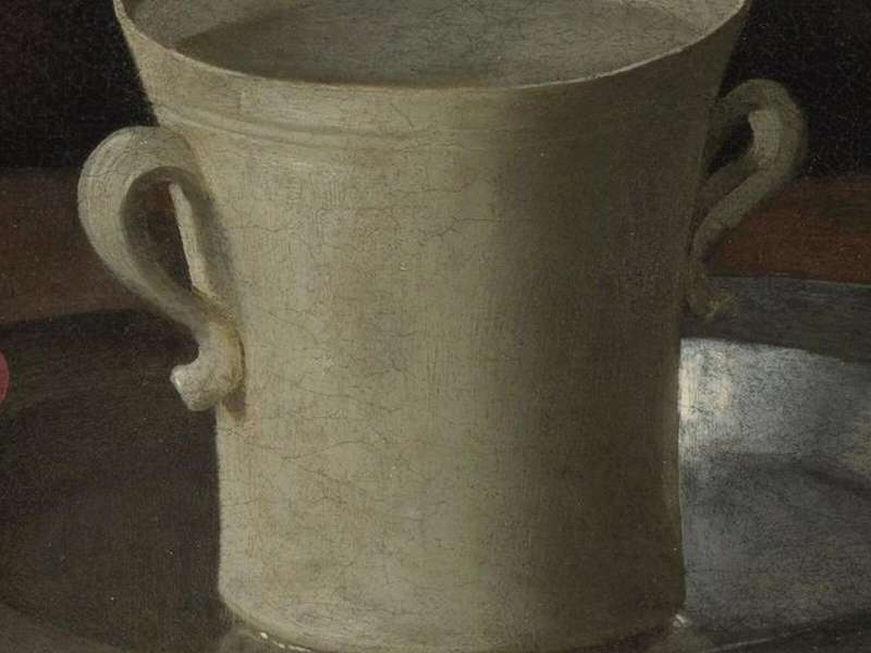 Francisco de Zurbar&aacute;n, A Cup of Water and a Rose, About 1630 | Courtesy &copy; The National Gallery, London