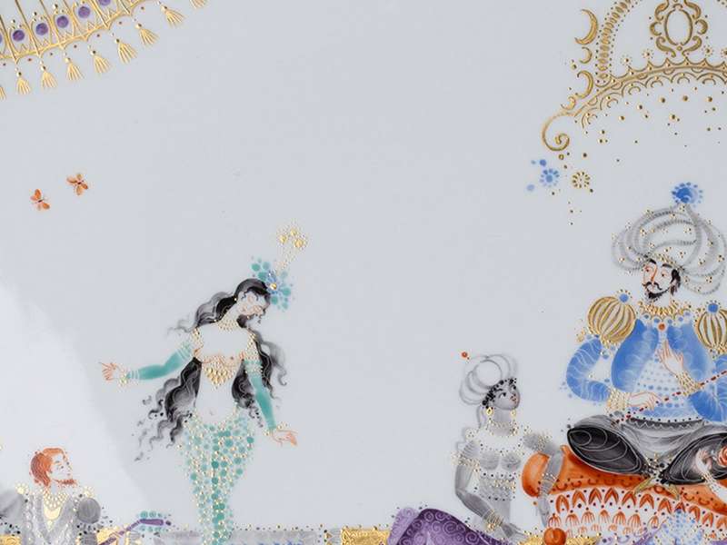 "Arabian Nights" coffee service Meissen, Circa 1967,&nbsp; Private collection | Decoration: Heinz Werner Vessel | Design: Ludwig Zepner
