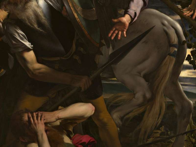 Michelangelo Merisi known as Caravaggio, Conversion of St. Paul, 1660-1661 | Courtesy Gallerie Nazionali di Arte Antica - Palazzo Barberini