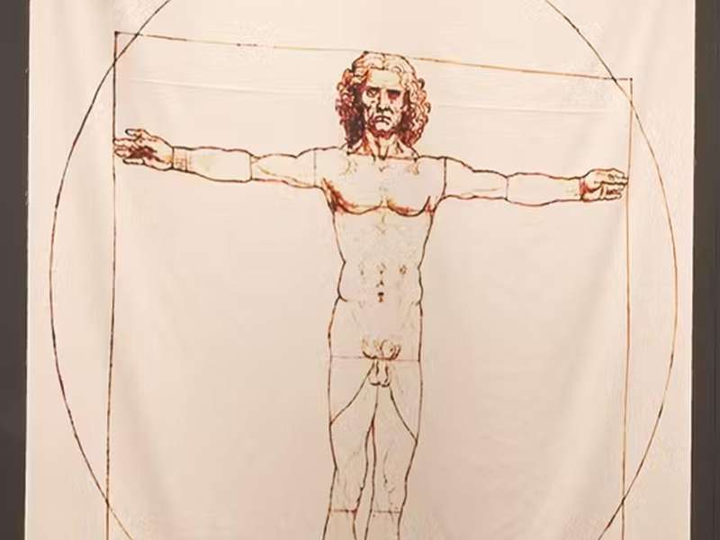 Michelangelo Pistoletto, Segno Arte - Sequenza Uomo vitruviano, 2007 - 2023 | Coyrtesy WeGil