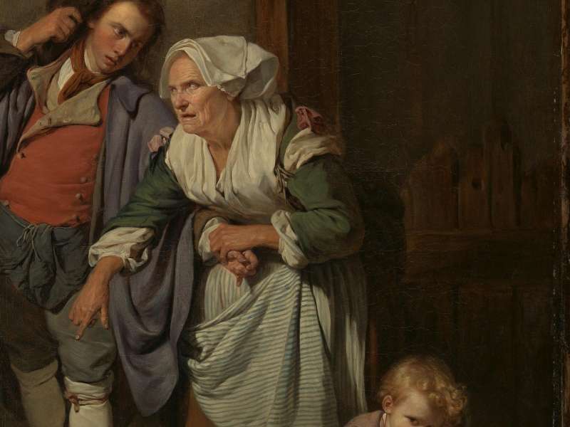 Jean-Baptiste Greuze, The broken eggs (Les &OElig;ufs cass&eacute;s), 1756, Olio su tela, 73 &times; 94 cm, The Metropolitan Museum of Art, New York | Courtesy &copy; The Metropolitan Museum of Art | Photo: Malcom Varon