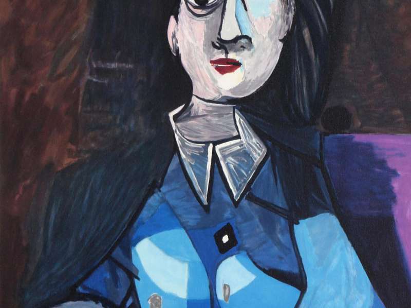 Pablo Picasso, Seated Woman with a Little Round Hat (Dora Maar), 1942, Oil on canvas,&nbsp; 92 &times; 73 cm, Deposited by Iuchi Collection to NMWA, since 2023