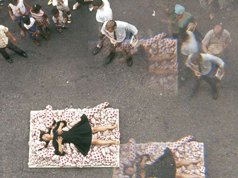 14th Street Happening, Detail, 1966 | &copy; Yayoi Kusama | Photo: Eikoh Hosoe
