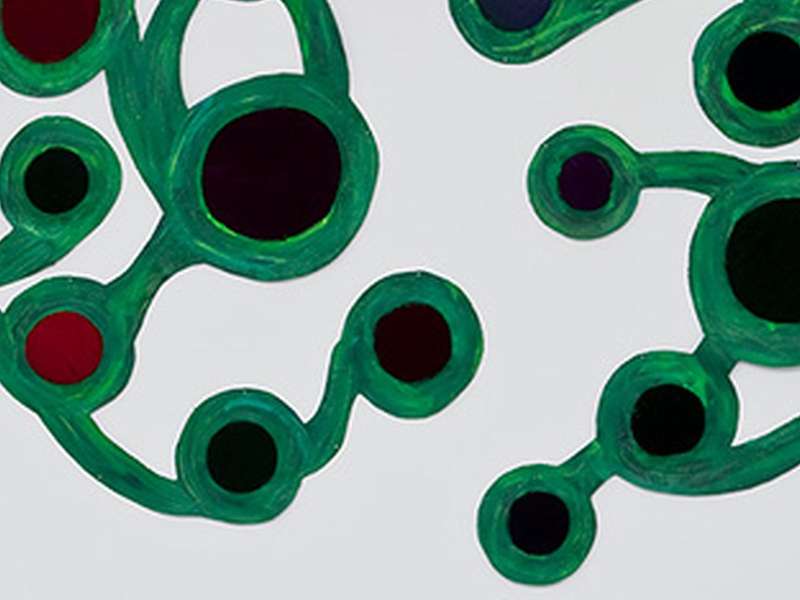 Leda Catunda, Duas &aacute;rvores, 2009, Private Collection | Courtesy Leda Catunda and Fortes D&rsquo;Aloia & Gabriel, S&atilde;o Paulo/Rio de Janeiro