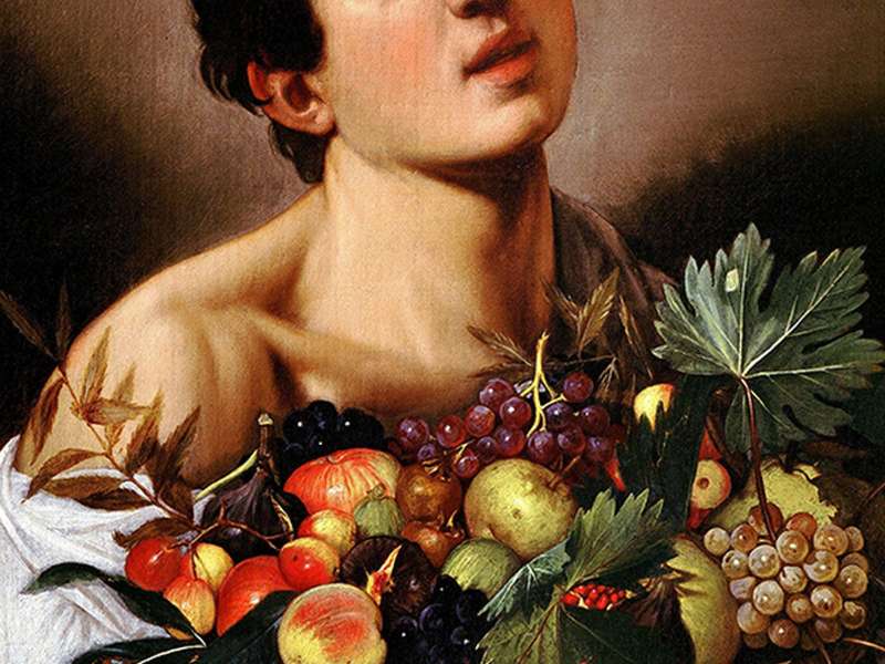 Caravaggio, Boy with a Basket of Fruit, 1593-1594, Galleria Borghese, Rome