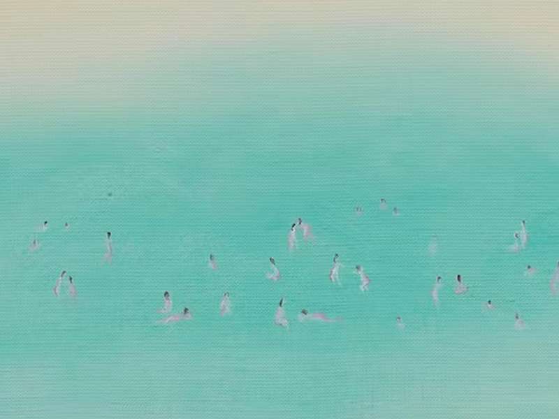 Wu Yi, Heaven bath, Olio su tela, 2025 | &copy; Wu Yi | Courtesy Tang Contemporary Art