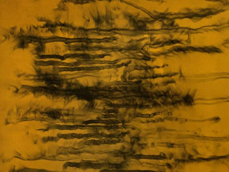 Fernando Prats, Monochrome 3, 2025, Smoked canvas with oil paint,162 &times; 130 cm | &copy; Fernando Prats