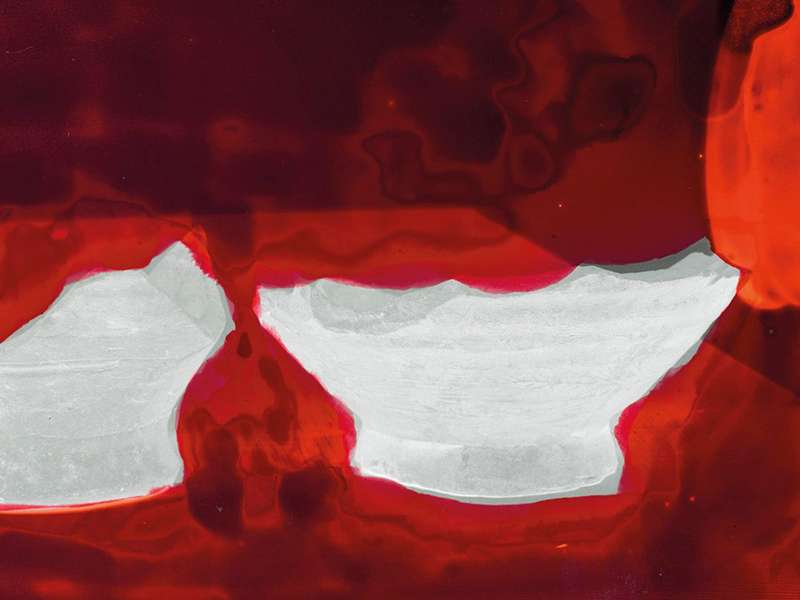 Giorgio Di Noto, Fragments of Vases from San Giovanni in Laterano, Film 9 &times; 12 cm