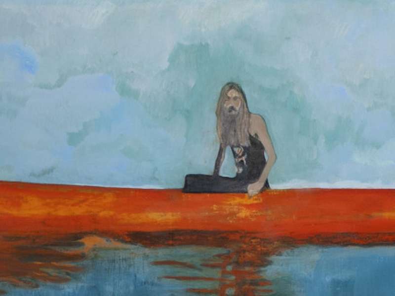Peter Doig (Edinburgh, 1959), 100 Years Ago, 2001, Oil on canvas, Purchase 2022 Centre Pompidou, Paris Mus&eacute;e national d&rsquo;art moderne - Centre de cr&eacute;ation industrielle
