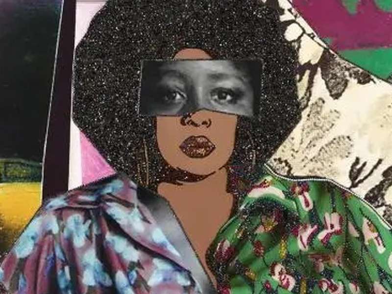 Mickalene Thomas, Afro Goddess Looking Forward, 2015 | Courtesy 2025 Mickalene Thomas / ADAGP, Paris