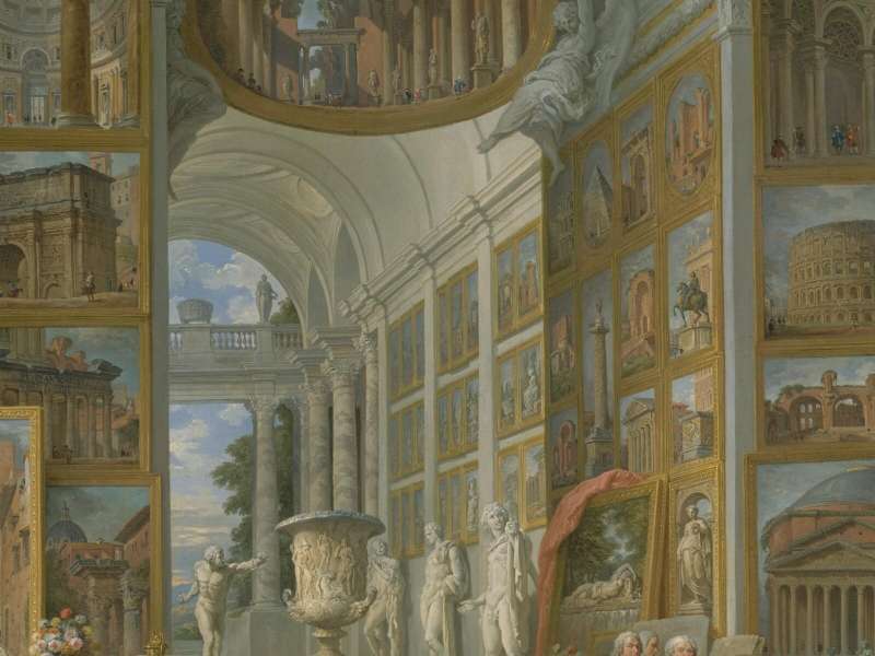 Giovanni Paolo Panini, Ancient Rome, 1757, Oil on canvas, The Metropolitan Museum, New York