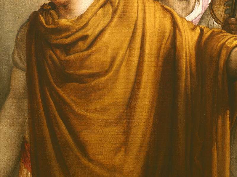 Francesco Hayez, The Death of Abradate, 1813, Oil on canvas, 74 &times; 95 cm, Cariplo Foundation Collection, Gallerie d&rsquo;Italia, Milan | Photo: Paolo Vandrasch, Milan