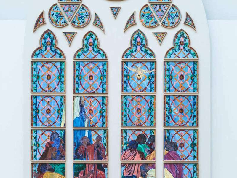 Claire Tabouret, D'un seul souffle, 2025, Ph:&nbsp; | Photo: &copy; Simon Lerat | Courtesy GrandPalaisRmn, Paris, 2025