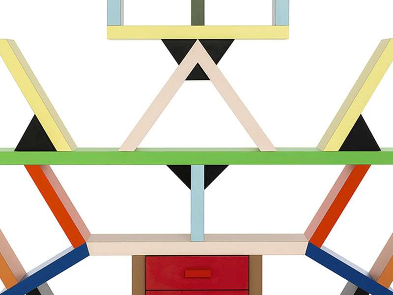 Ettore Sottsass, Carlton, 1981, Prodotto da Memphis Milano | Courtesy Artizon Museum, Ishibashi Foundation | &copy; Erede Ettore Sottsass