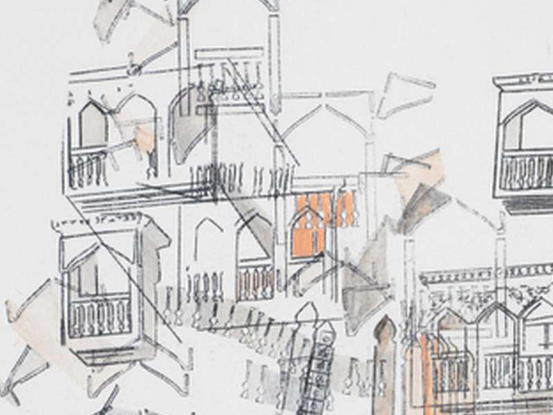 Asma Belhamar, Souq alras street #5, 2023, Detail | &copy; Asma Belhamar | Courtesy Green Art Gallery, Dubai