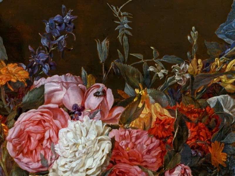 Michaelina Wautier, Flower Garland with a Butterfly, 1652 | Courtesy &copy; Het Noordbrabants Museum | Photo: Peter Cox