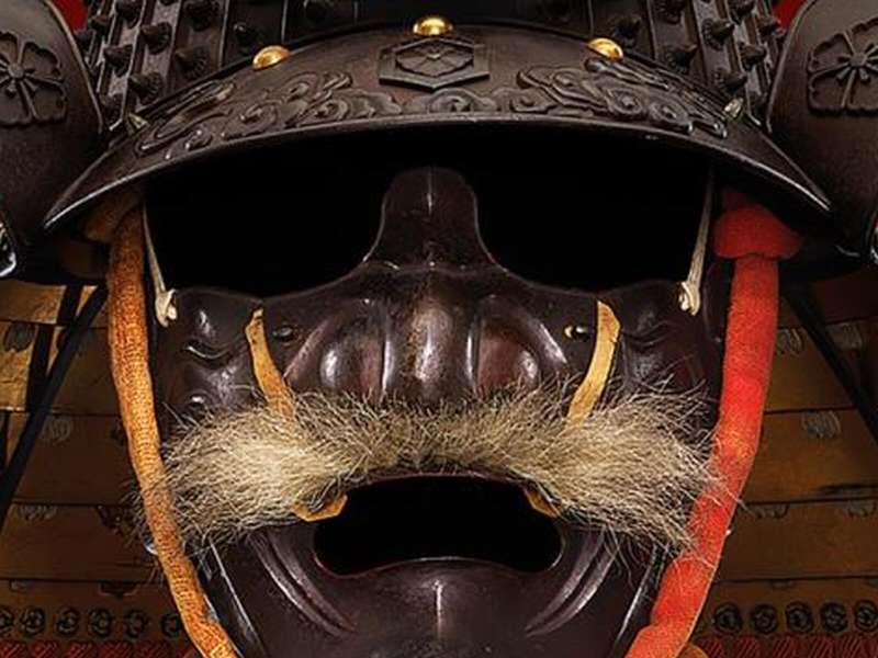 Suit of armour, Steel, russet iron, mail, and lacquered iron and leather sheet with textile, Japan, 1600-1700 | Courtesy &copy; The British Museum