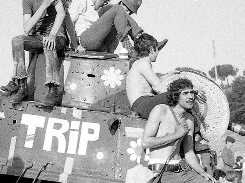 Tank Trip, Villa Pamphilj Festival, Rome, May 25-27, 1972 | &copy; Giovanni Coccia