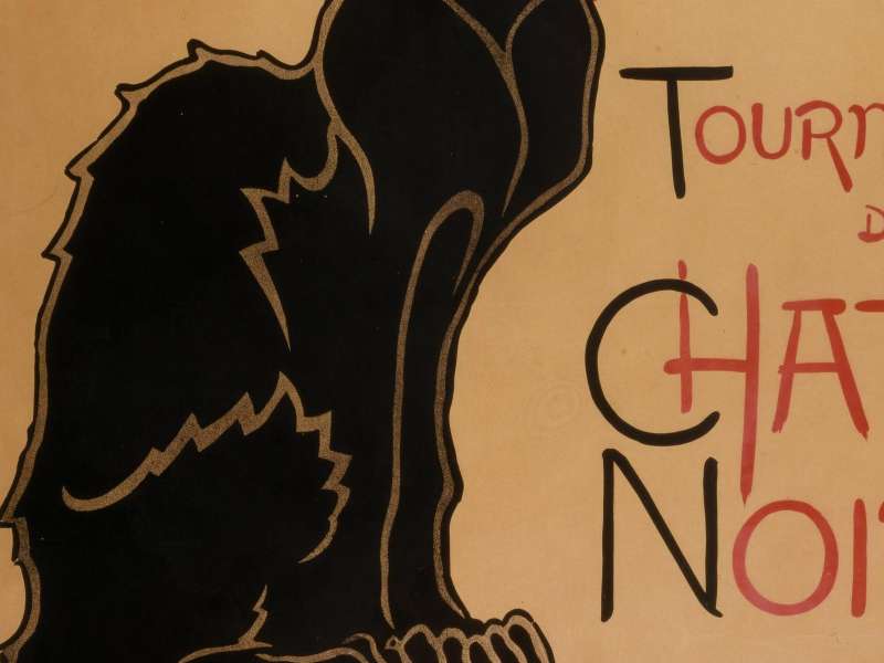 Th&eacute;ophile Steinlen, Tourn&eacute;e du Chat Noir de Rodolphe Salis (Tour of Rodolphe Salis' Chat Noir) | Courtesy &copy; Mitsubishi Ichigokan Museum