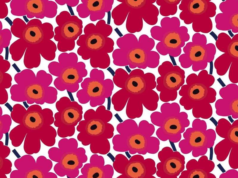Marimekko, Pieni Unikko, Maija Isola 1964 | Courtesy &copy; Marimekko | Tokyo Metropolitan Teien Art Museum