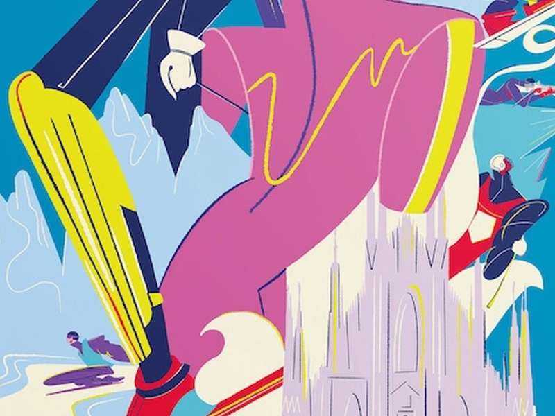 Poster for the Milano Cortina 2026 Paralympic Winter Games by Carolina Altavilla