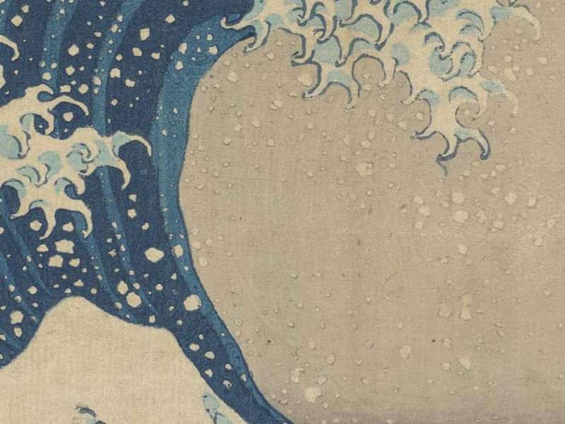 Katsushika Hokusai, The Great Wave off Kanagawa, 1831, Series Thirty-six Views of Mount Fuji, Colour woodblock print on paper, 25 &times; 37.3 cm, Krakow National Museum