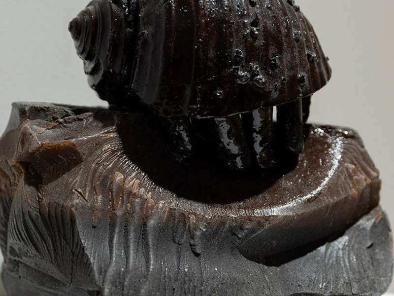 Li Li Ren,&nbsp;Earthly Delights V, 2024, Resin, lignite wax, volcanic sand, 16 &times; 20 &times; 16.5 cm | Courtesy Li Li Ren / Magician Space