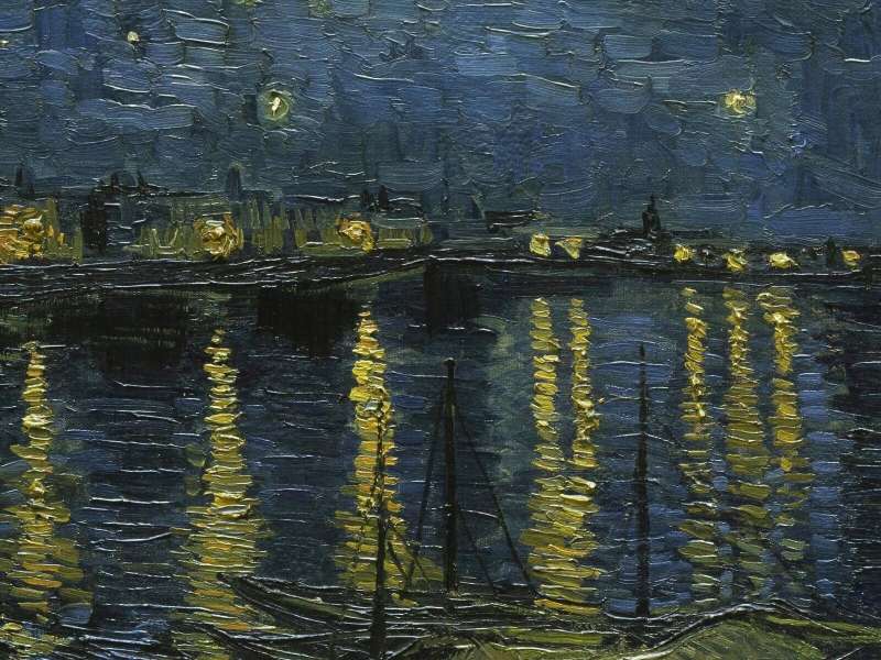 Vincent van Gogh, Starry Night over the Rh&ocirc;ne, 1888, Mus&eacute;e d'Orsay, Paris