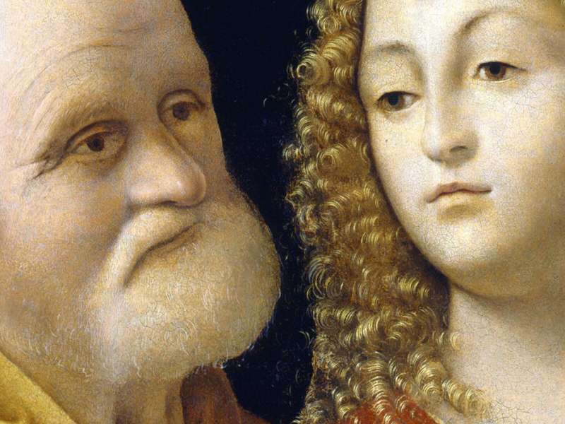 Giovanni Agostino da Lodi, Doppio ritratto | Courtesy Pinacoteca di Brera, Milano